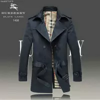 trench coat burberry homme vestes new b1048 navy blue